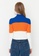 Trendyol blue Colorblock Knit Sweater 6494BAADEE08C9GS_2