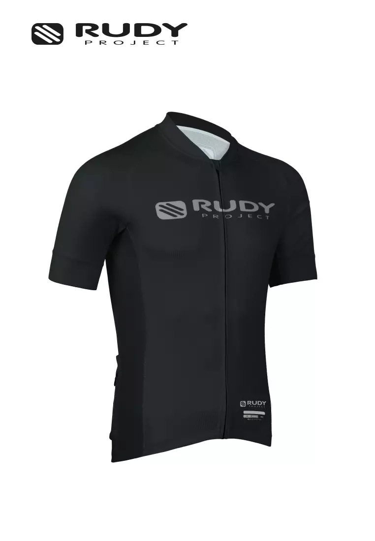 Core Cycling Jersey – Black | Breathable Performance Apparel