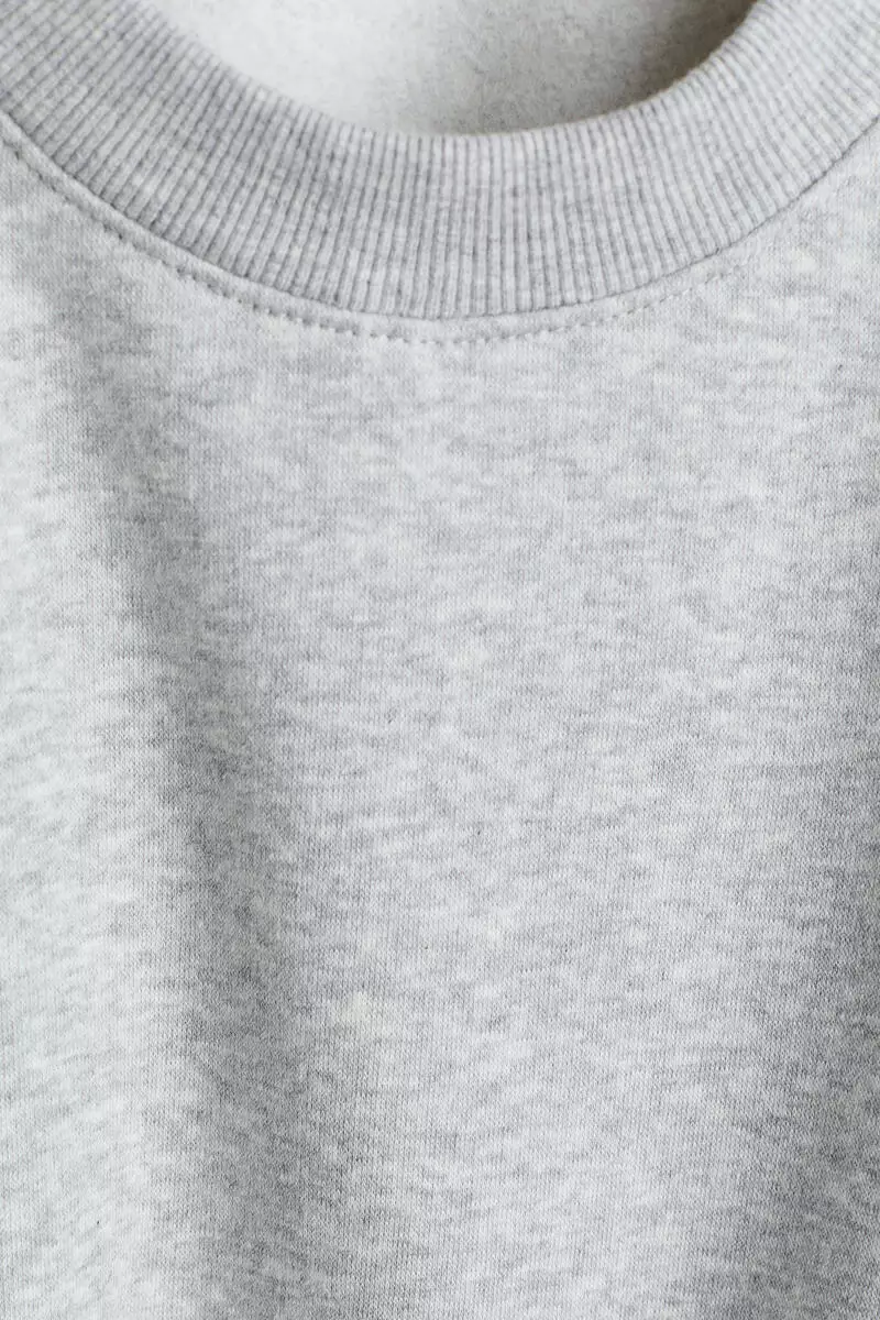 Oversized brushed-inside sweatshirt