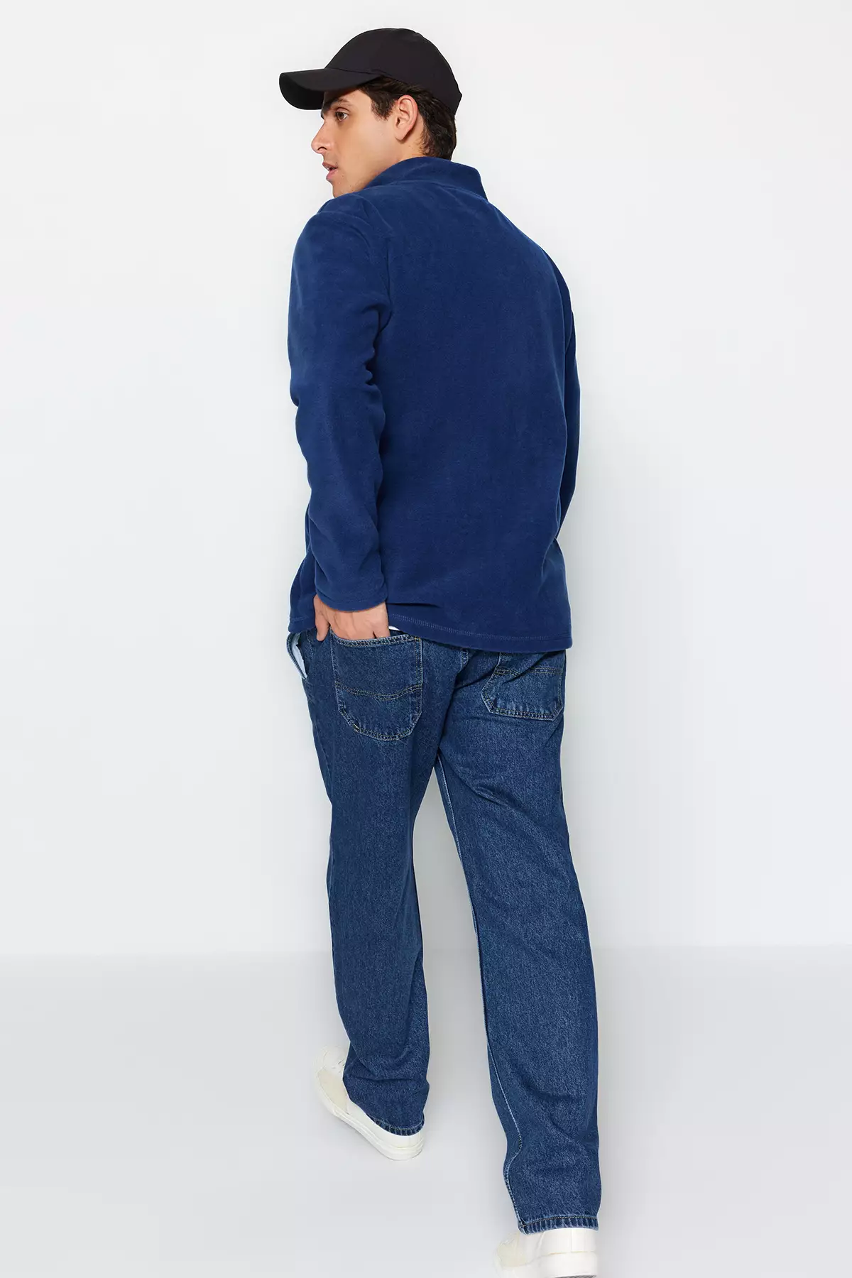 Denim Elastic Waist Jeans