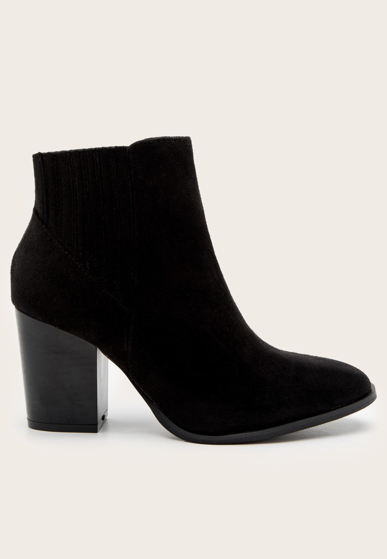 8CM Suede Fabric Ankle Boots WTY4051-7