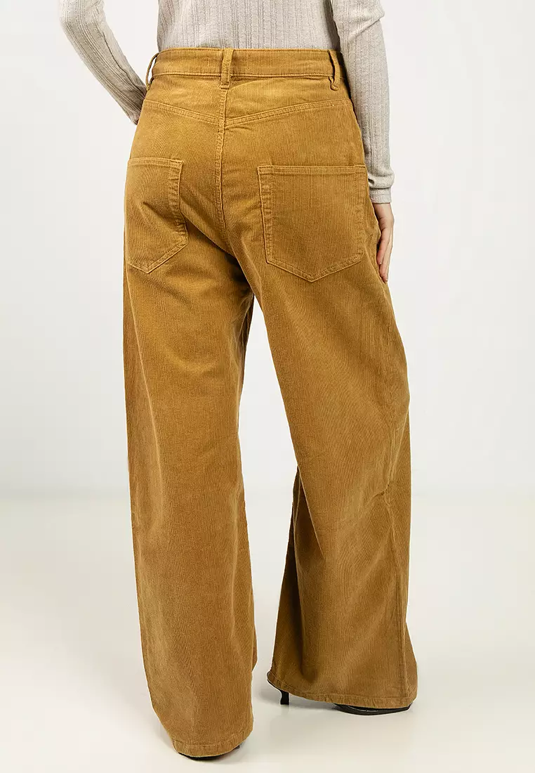 Wide-Leg Corduroy Jeans