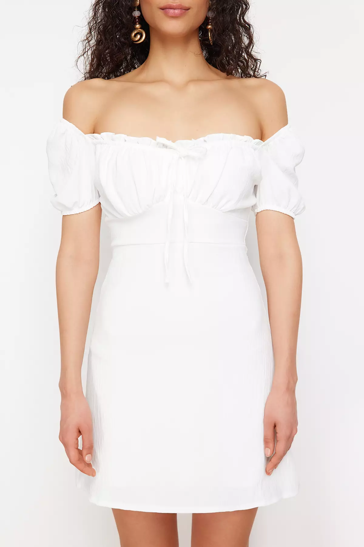 Off Shoulder Mini Dress