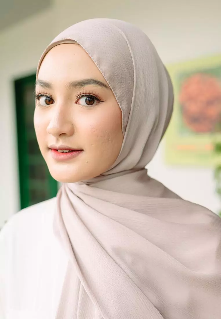Asha Shawl (Pashmina Silk) Nude Cream