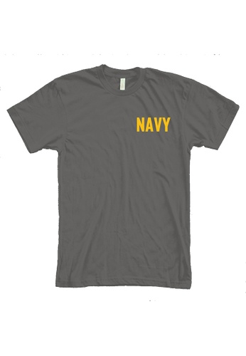 MRL Prints grey Pocket Navy T-Shirt 7BAA8AA35CA037GS_1