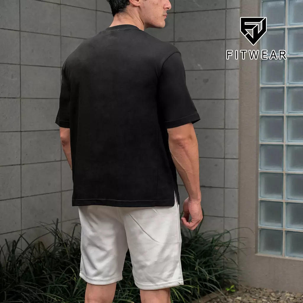 Fitwear - Koas OVERSIZE Pria ORLANDO PREMIUM OS - BLACK