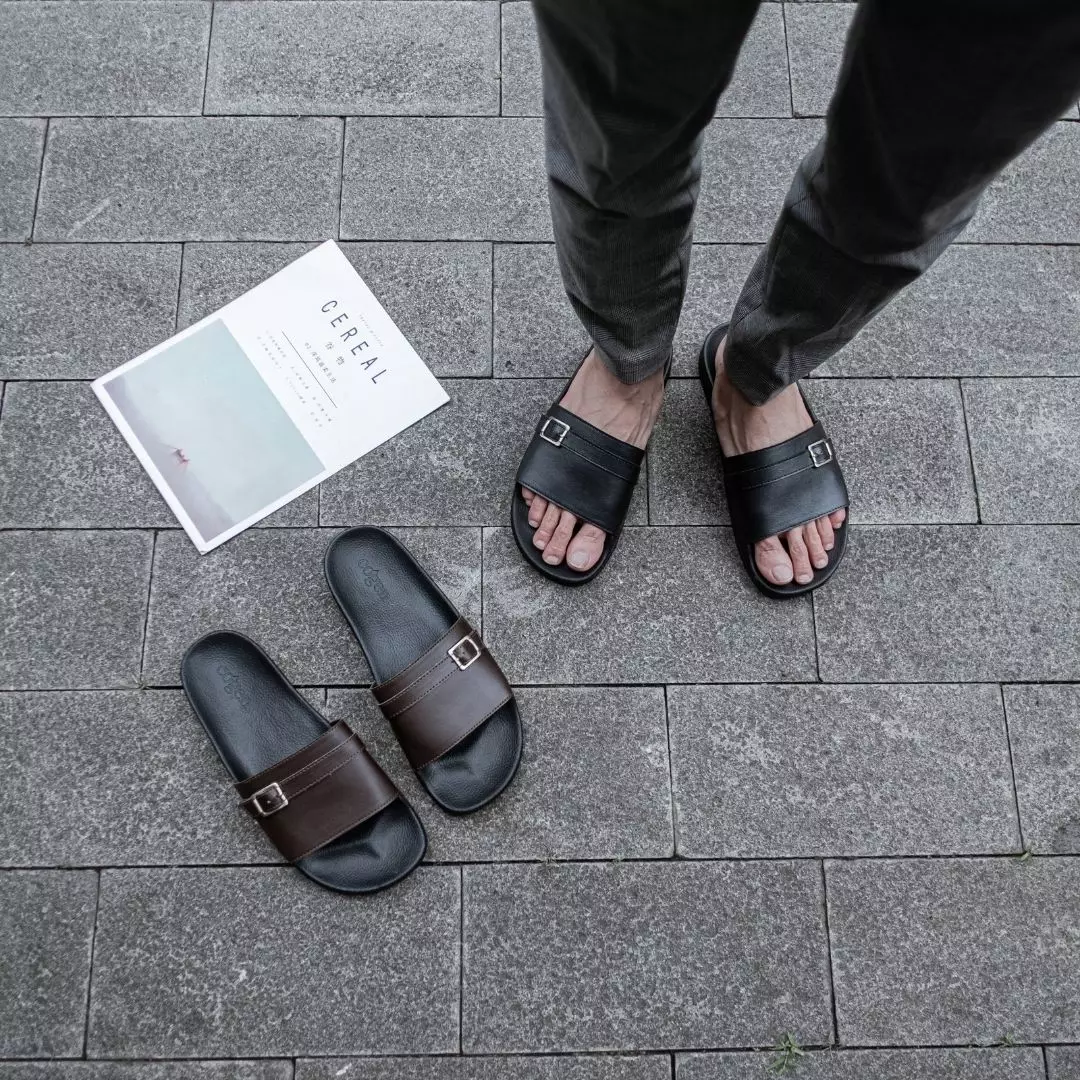 Sandal Pria Cogen Djani Series - Black