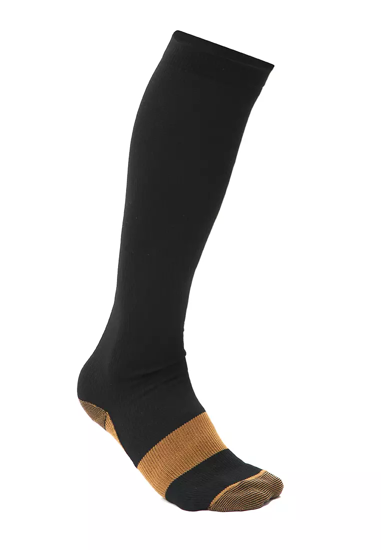 Seish Socks Healthy Kaos Kaki Kesehatan Unisex Remove Odor Material Poliester Spandeks Nylon ORIGINAL - Black