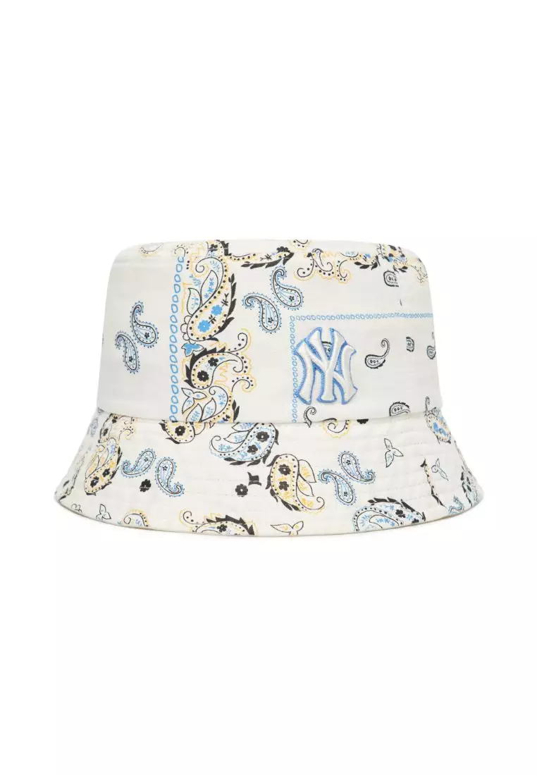 MLB Classic Monogram Jacquard Bucket Hat New York Yankees