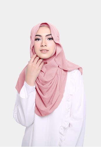 Jual Cotton Bee Hijab Instan Sofhia Dusty Pink Original Zalora