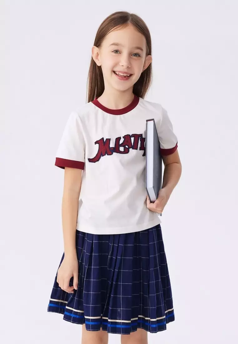 马拉丁女短袖T恤奶油白夏季T恤