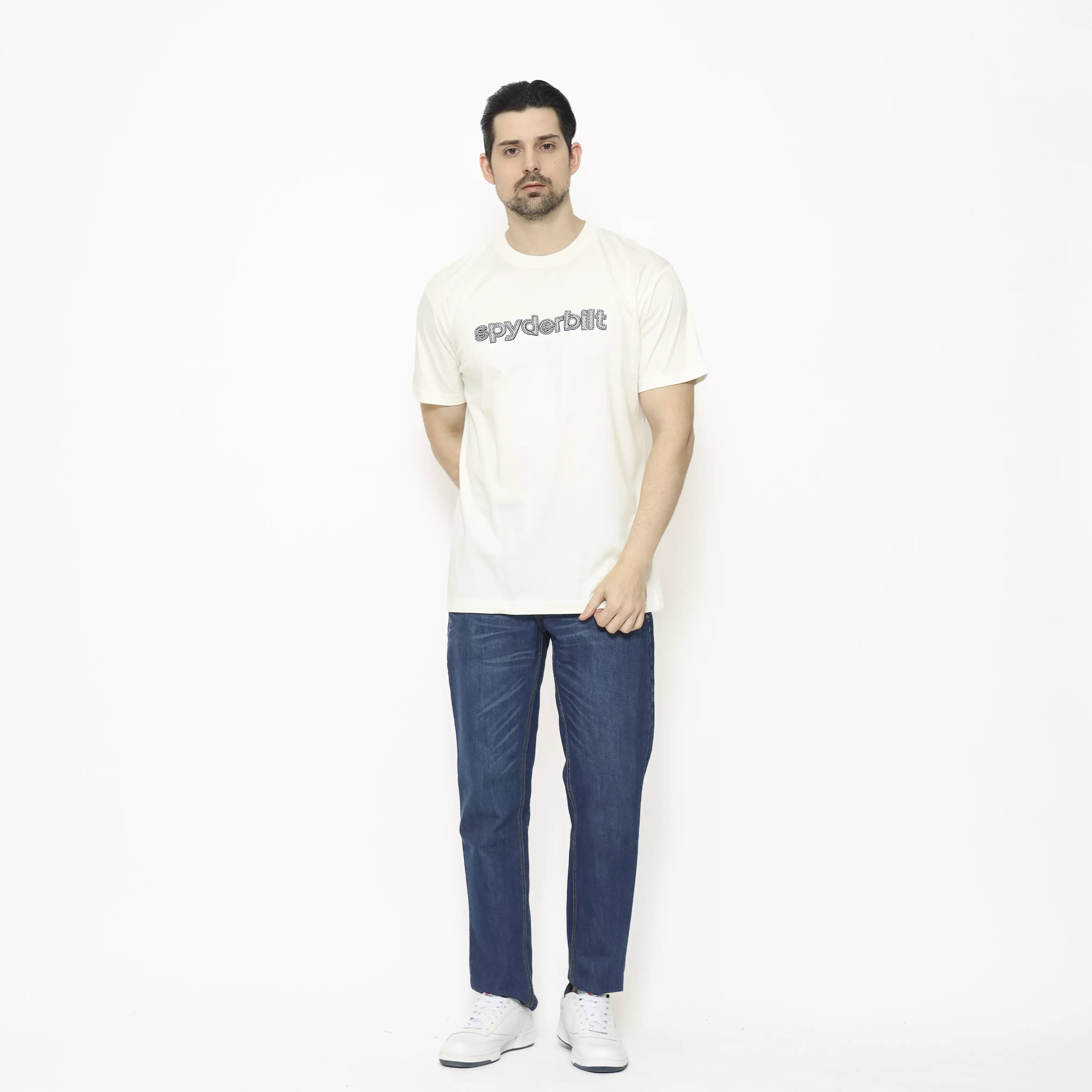 Spyderbilt Kaos lengan pendek Pria Avery Tencel Planet Surf