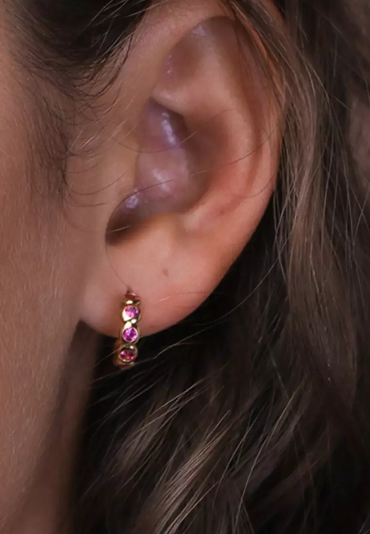 Vermeil Sora Huggie Earrings