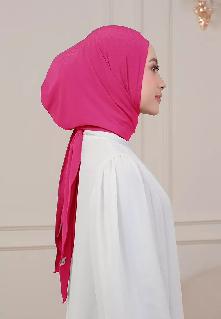HIJAB INSTAN QIARA - HOT PINK