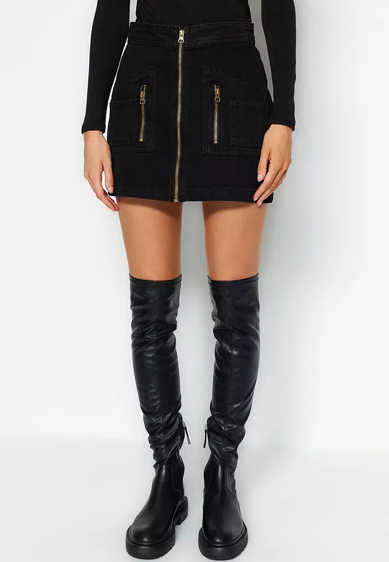 Zipper skirt sale