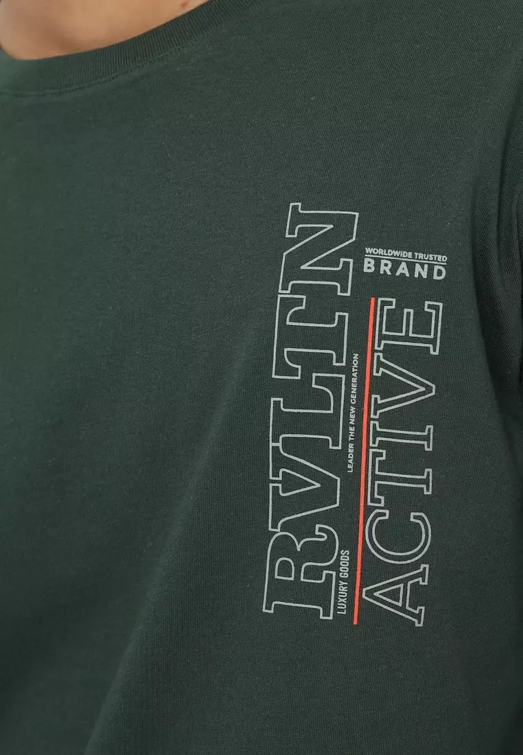 RBJ T-Shirt Cotton Lengan Panjang Pria 207131593