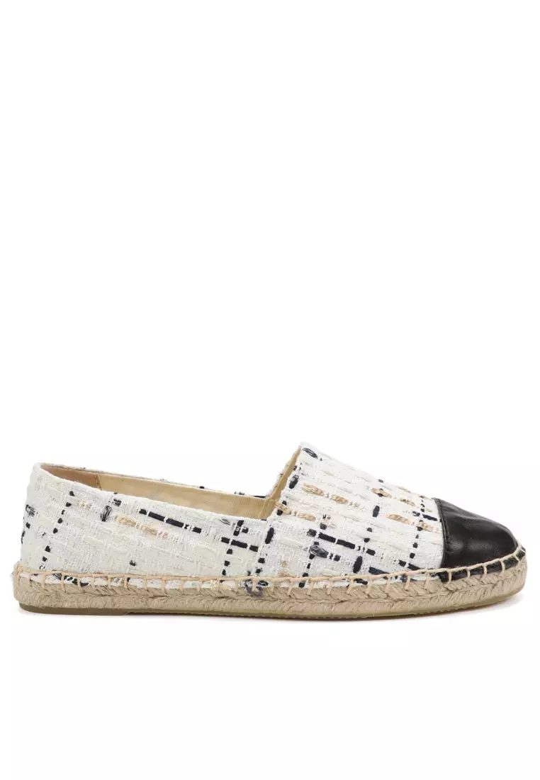 Discount on Twenty Eight Shoes  shoes - SKU: Color Matching Striped Canvas Espadrilles HB2024070809