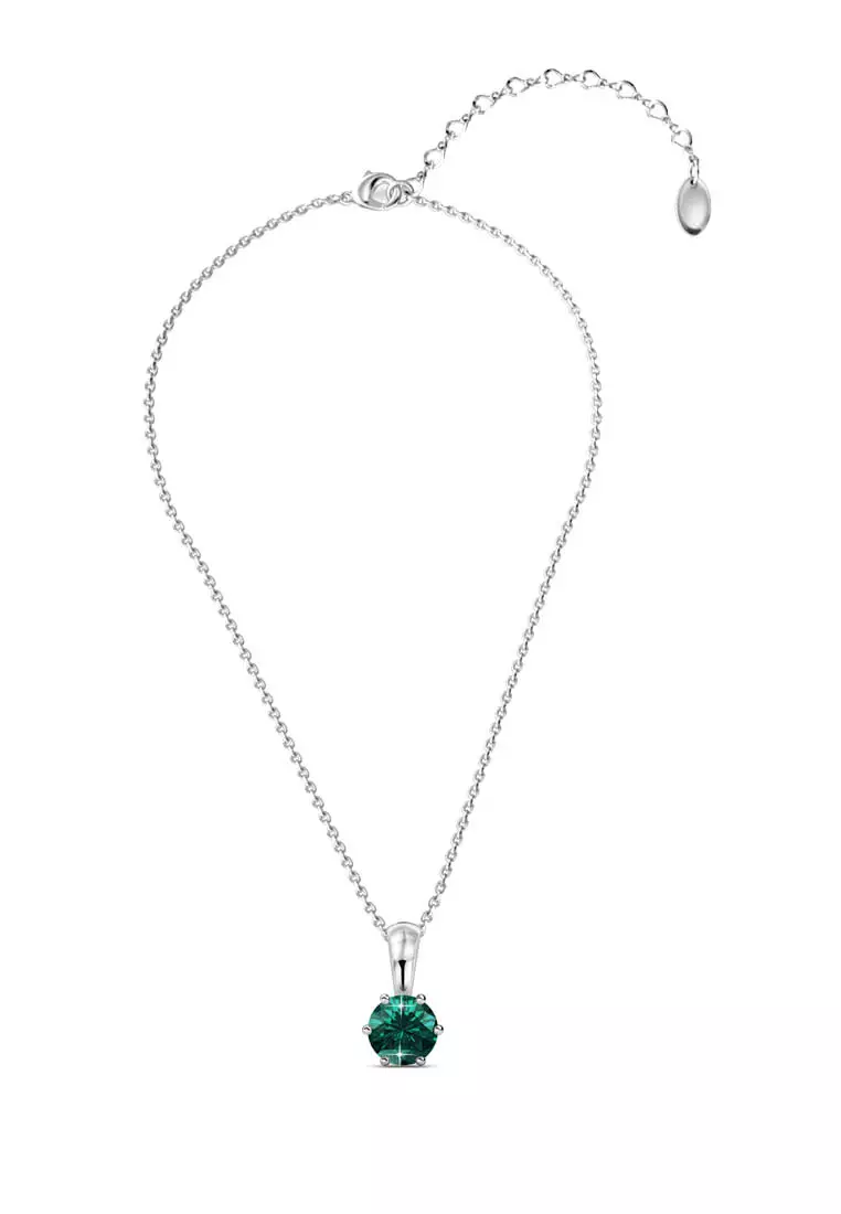 Birth Stone Pendant May Emerald - Kalung Crystal Swarovski by Her Jewellery