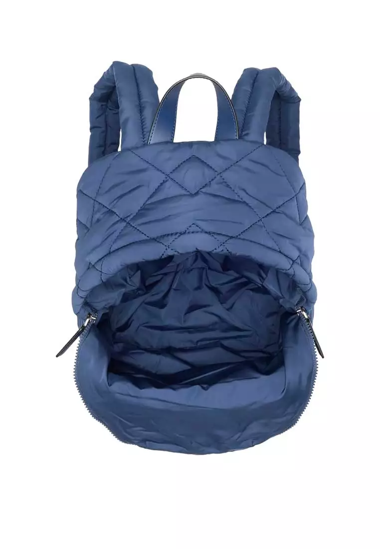 Quilted Nylon Backpack Azure Blue M0011321