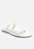 Benitz white Sandal Flat Double Strap Wanita Casual 02164SH9583A1FGS_1