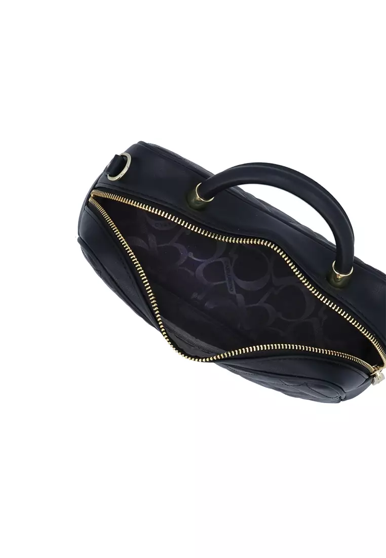 The Amora Top Handle Bag - Black