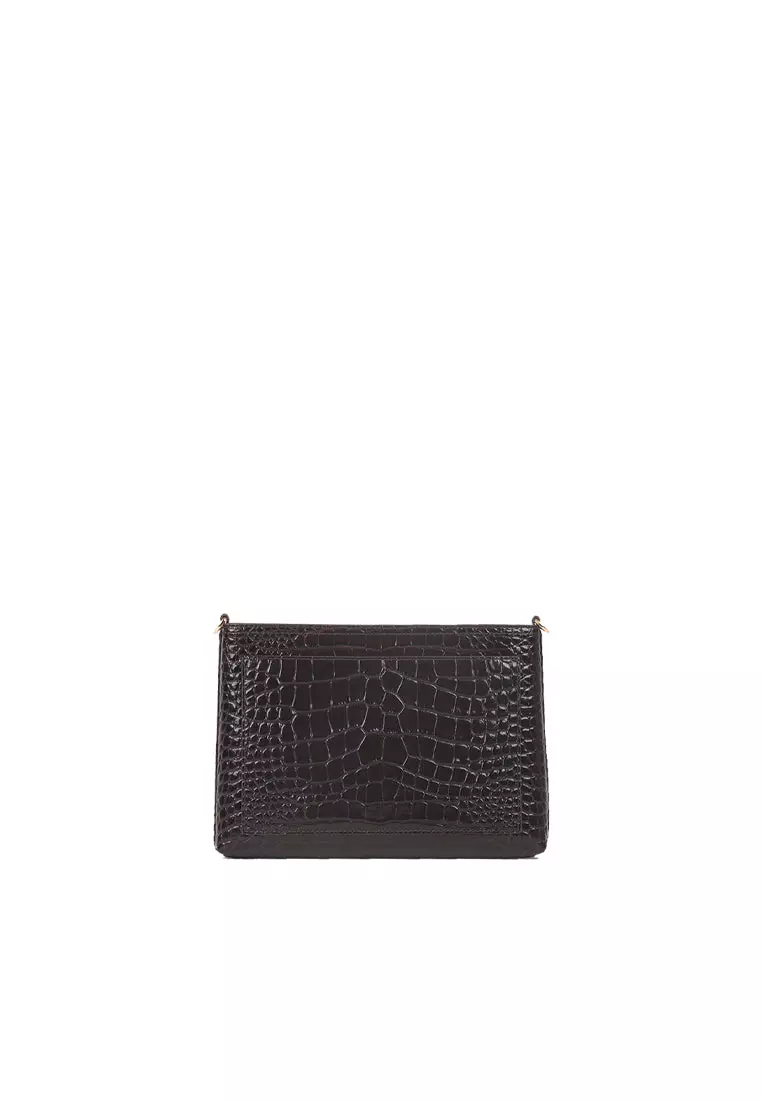 Tory Burch Blake Swingpack Crossbody Bag In Dark Mahogany 149551