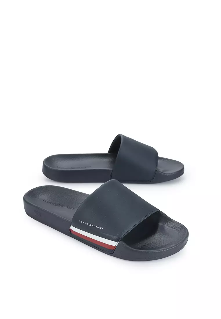 Tommy Hilfiger Signature Logo Pool Slide Sandals 2024 Buy Tommy