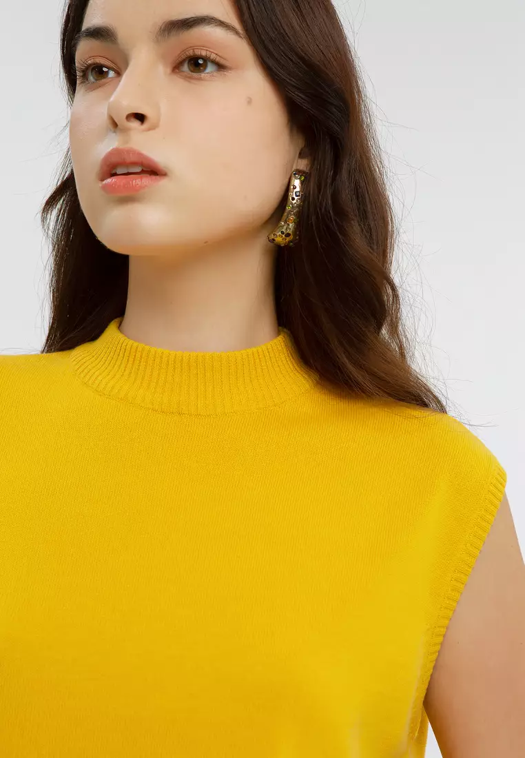 Minimal Stina Top Golden Rod