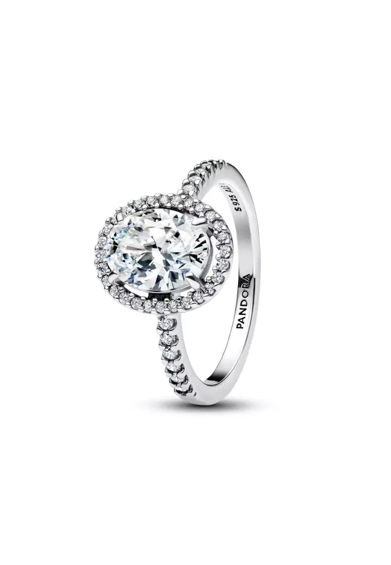 Wishbone S925 Pandora Ring Genuine Pandora Silver Sparkling