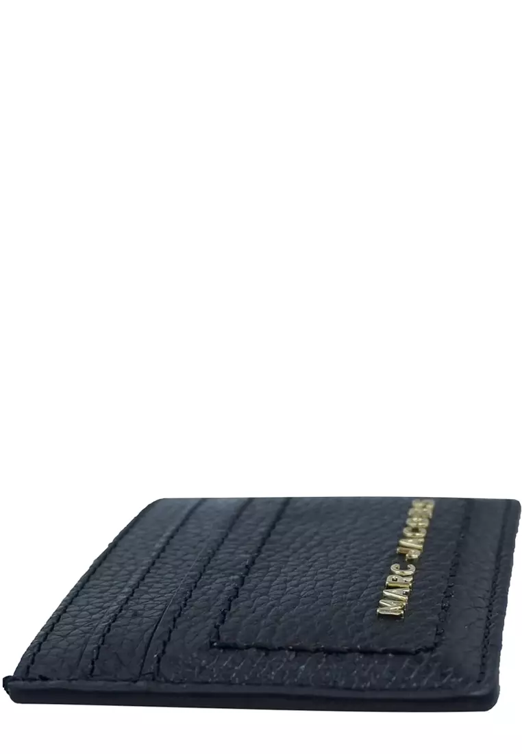 The Groove Leather Card Case In Black S102L01FA21