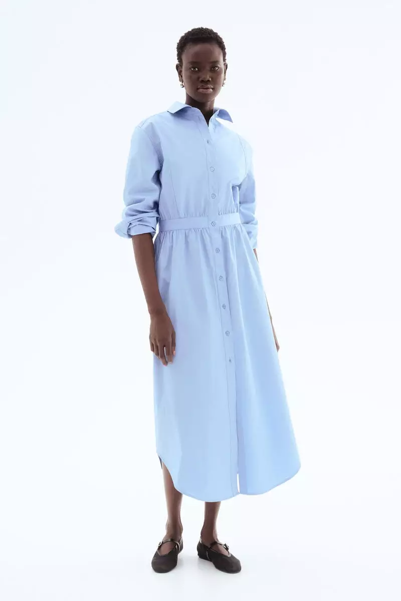 cotton shirt dress h&m Buy 2026 Online Size:L - XL | in stock Style:AP1D106819 Ladies dresses Mens Linen Pants and