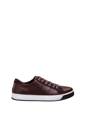 SEMBONIA brown Men Leather Sneaker B7282SHCCA859CGS_1