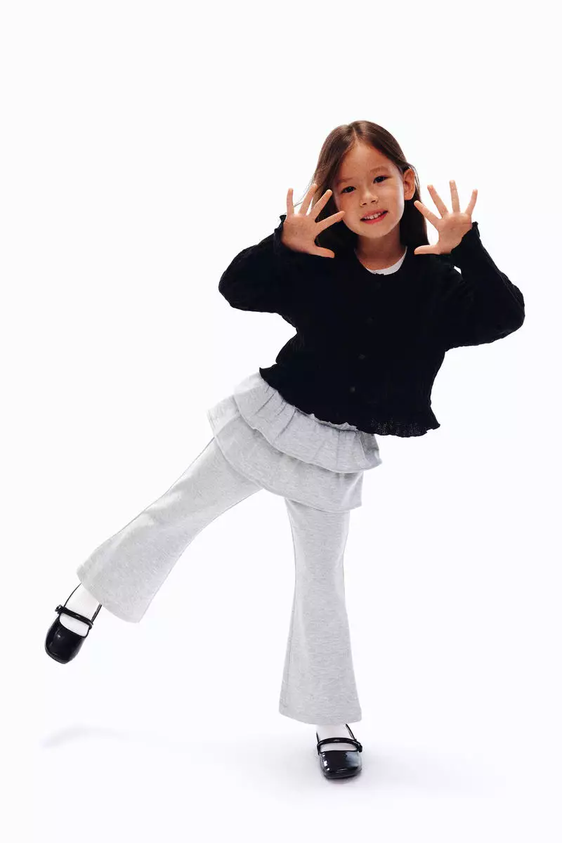 Sewn-in skirt leggings