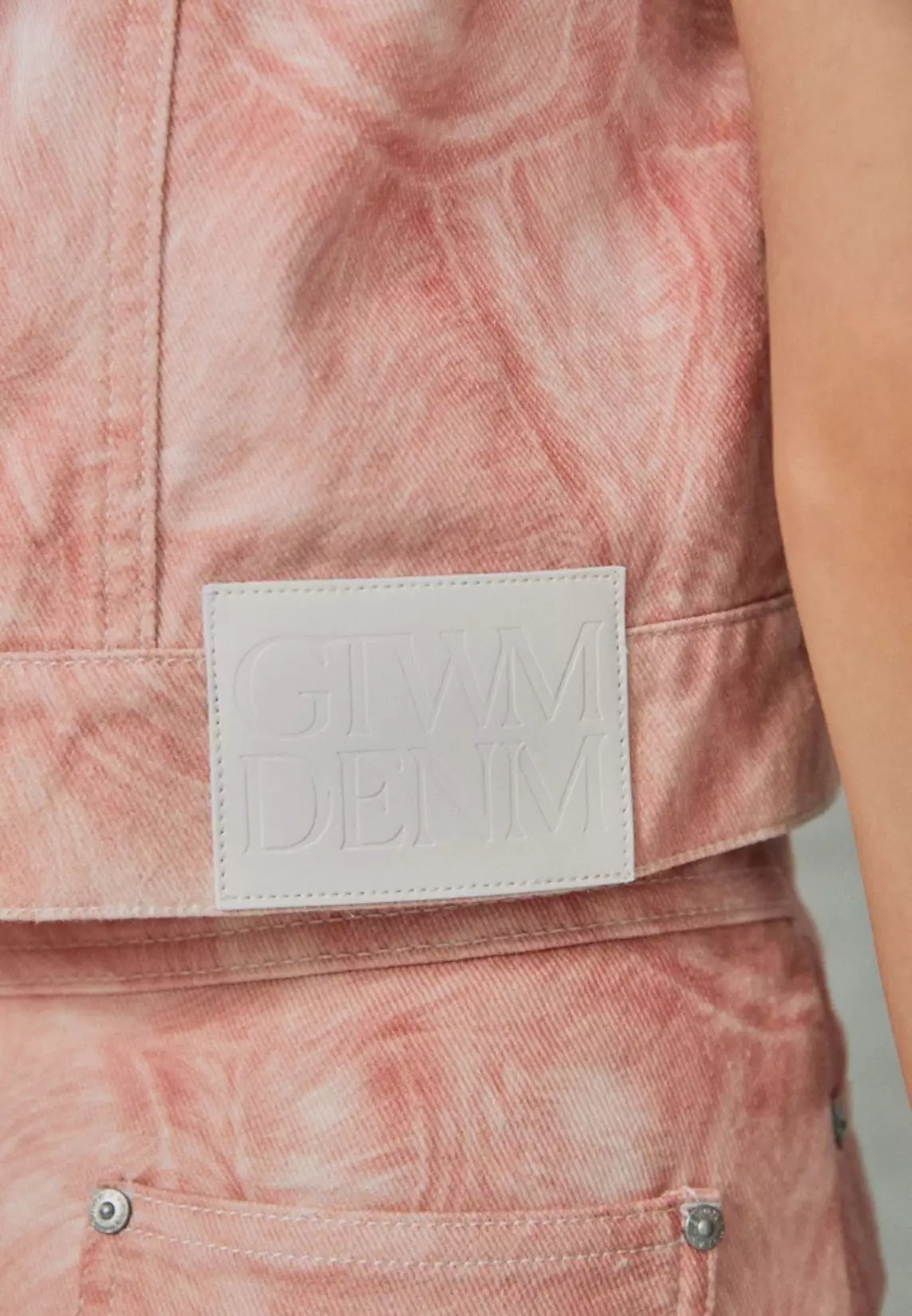 Amor Vincit Omnia Denim Top