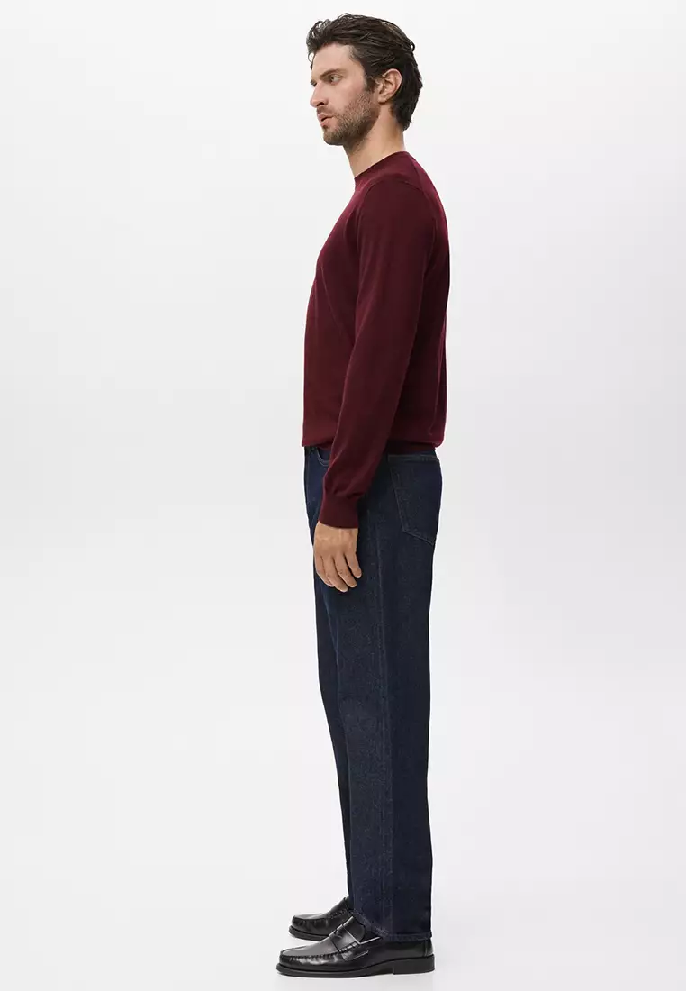 100% Merino Wool Crew Neck Sweater