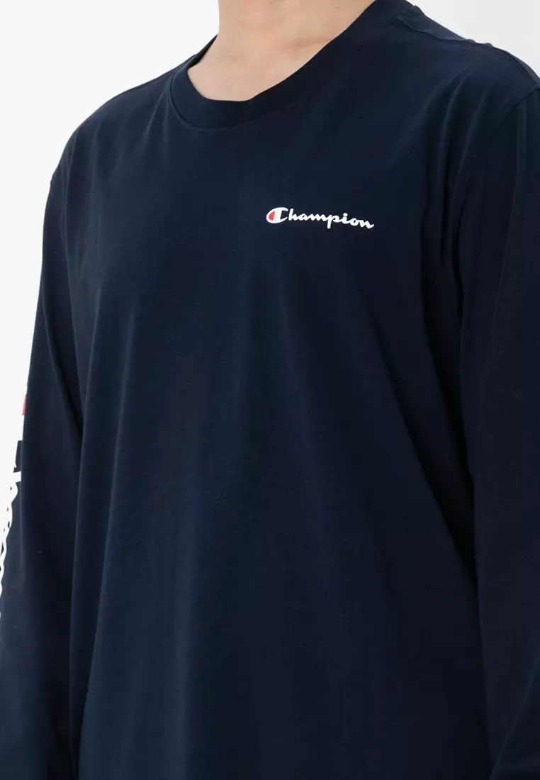 Mens Shirts Champion Embroidered T Shirt CHAMPION Authentic T