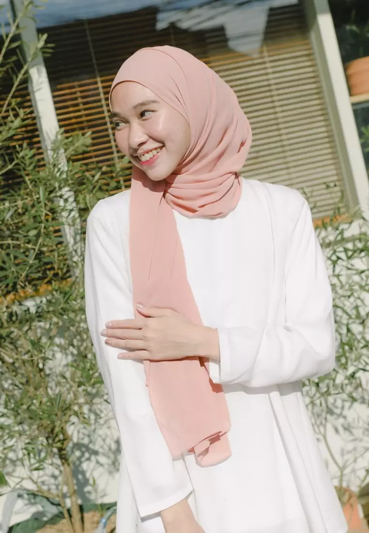 Bawal Shawl Dark Baby Pink