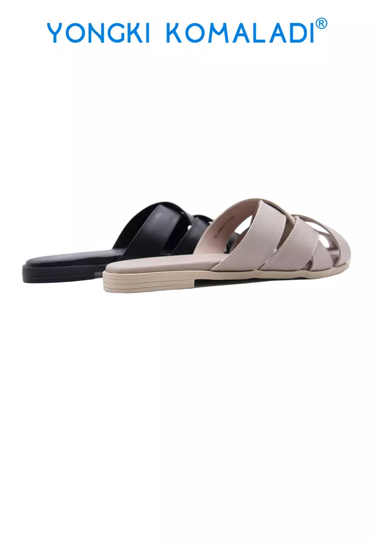 YONGKI KOMALADI ANNABETH SANDAL OL-AR47717-BE MOCCA
