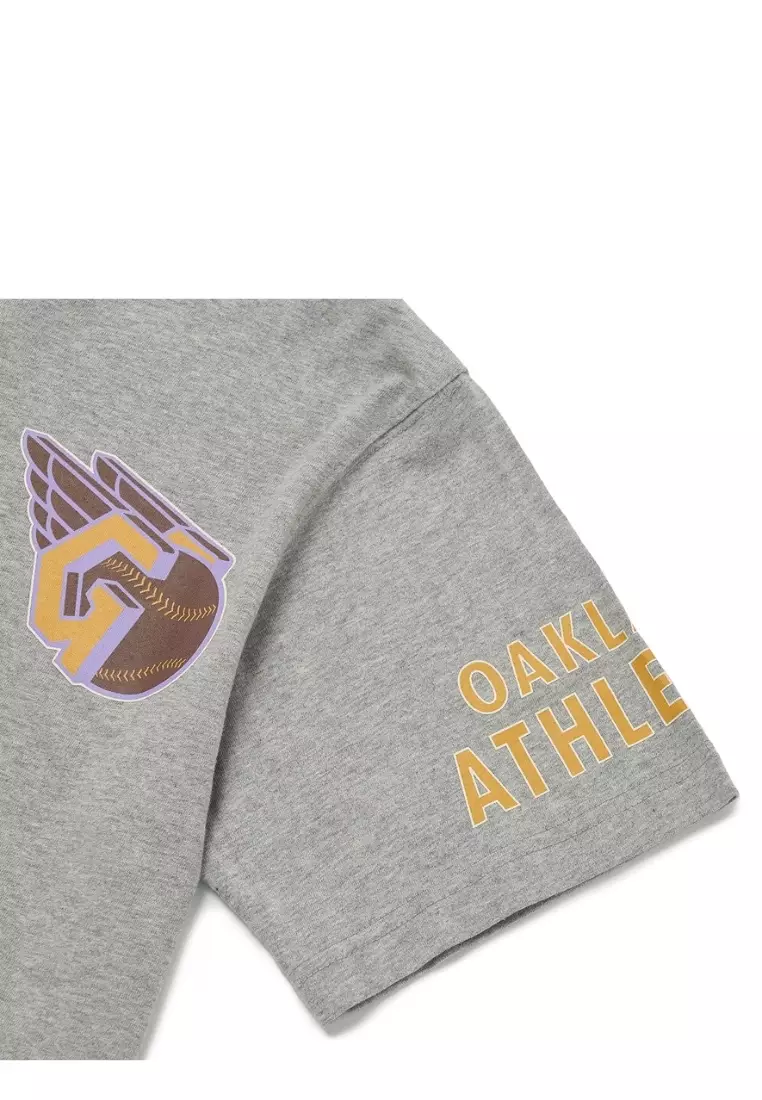 Multi Logo Allover Tshirt MLB Grey