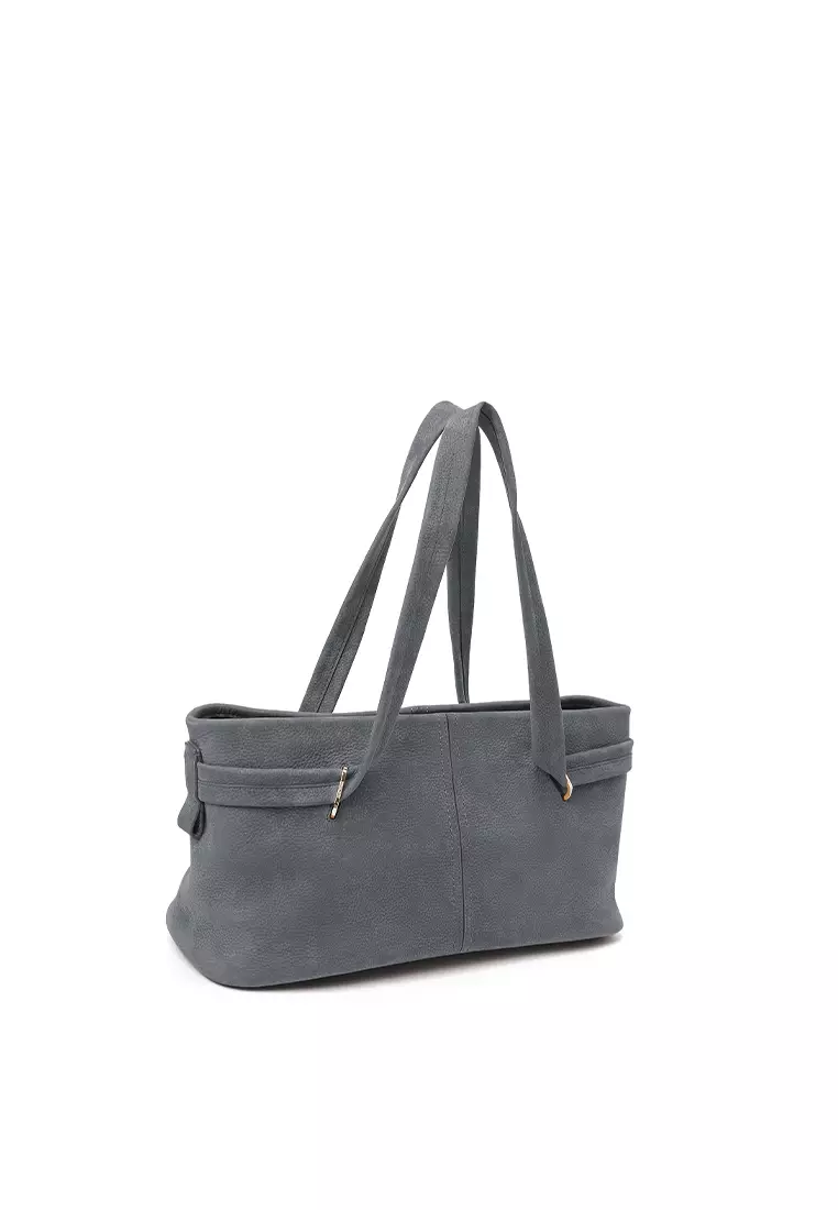 Empiricism Baguette 單肩袋 - 石灰藍