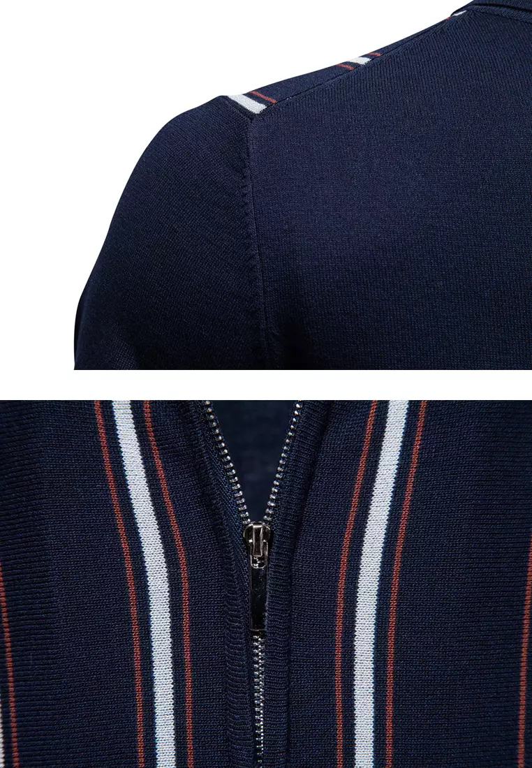 商務條紋Polo衫 AX-PSD8040