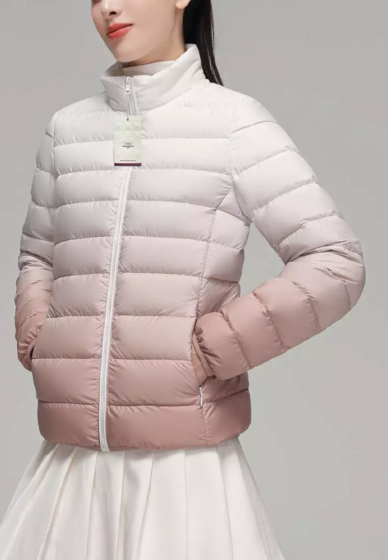 Down jacket pink outlet