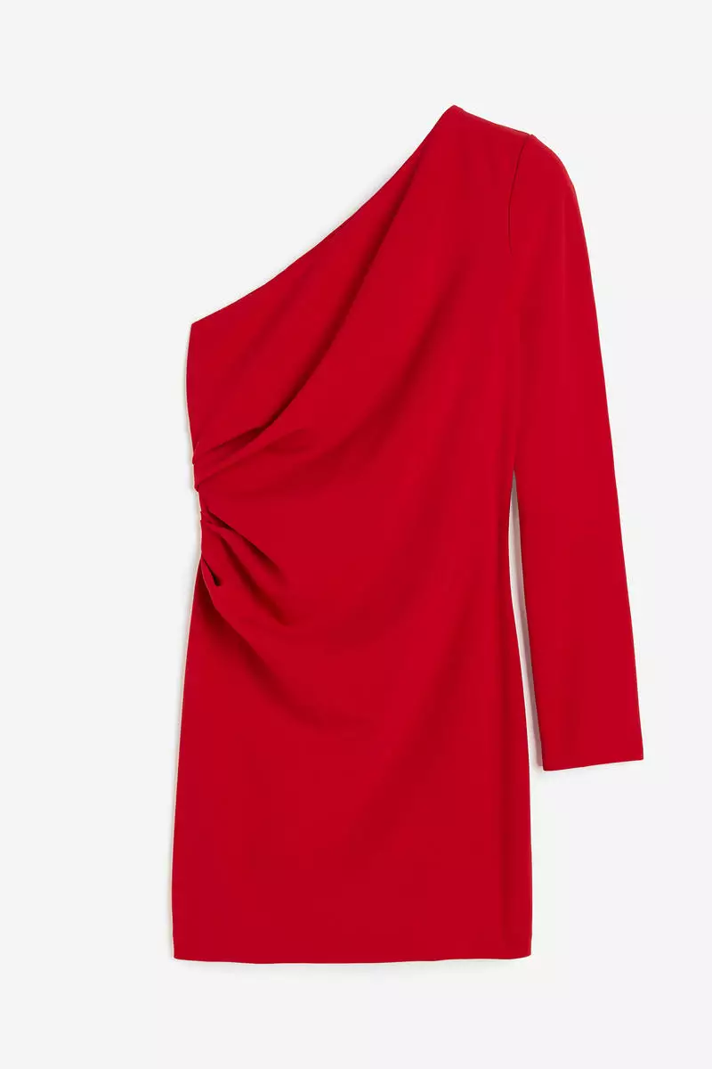 H&m red bodycon dress deals