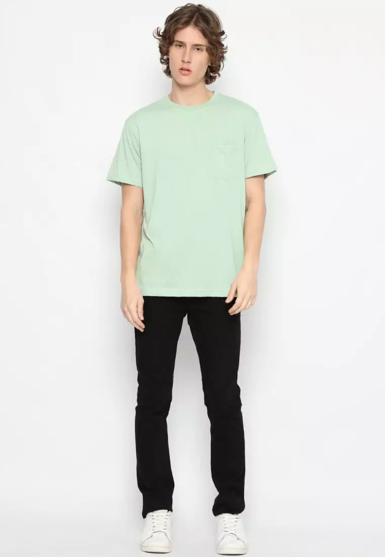 MATSUDA Kaos Polos Pocket T Shirt Cotton Chuo