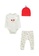 LC Waikiki white and beige Baby Snap Fastener Body Pants and Beanie B902DKA805BD26GS_1