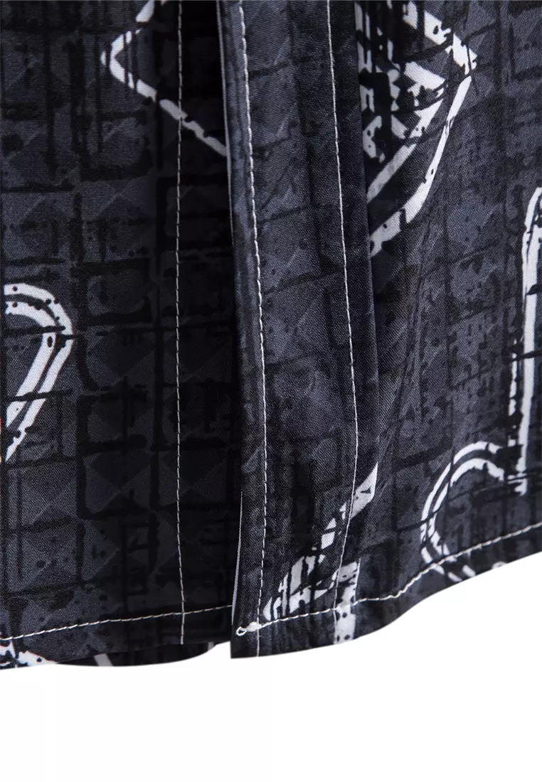Printed Short-Sleeved Shirt YL-C222
