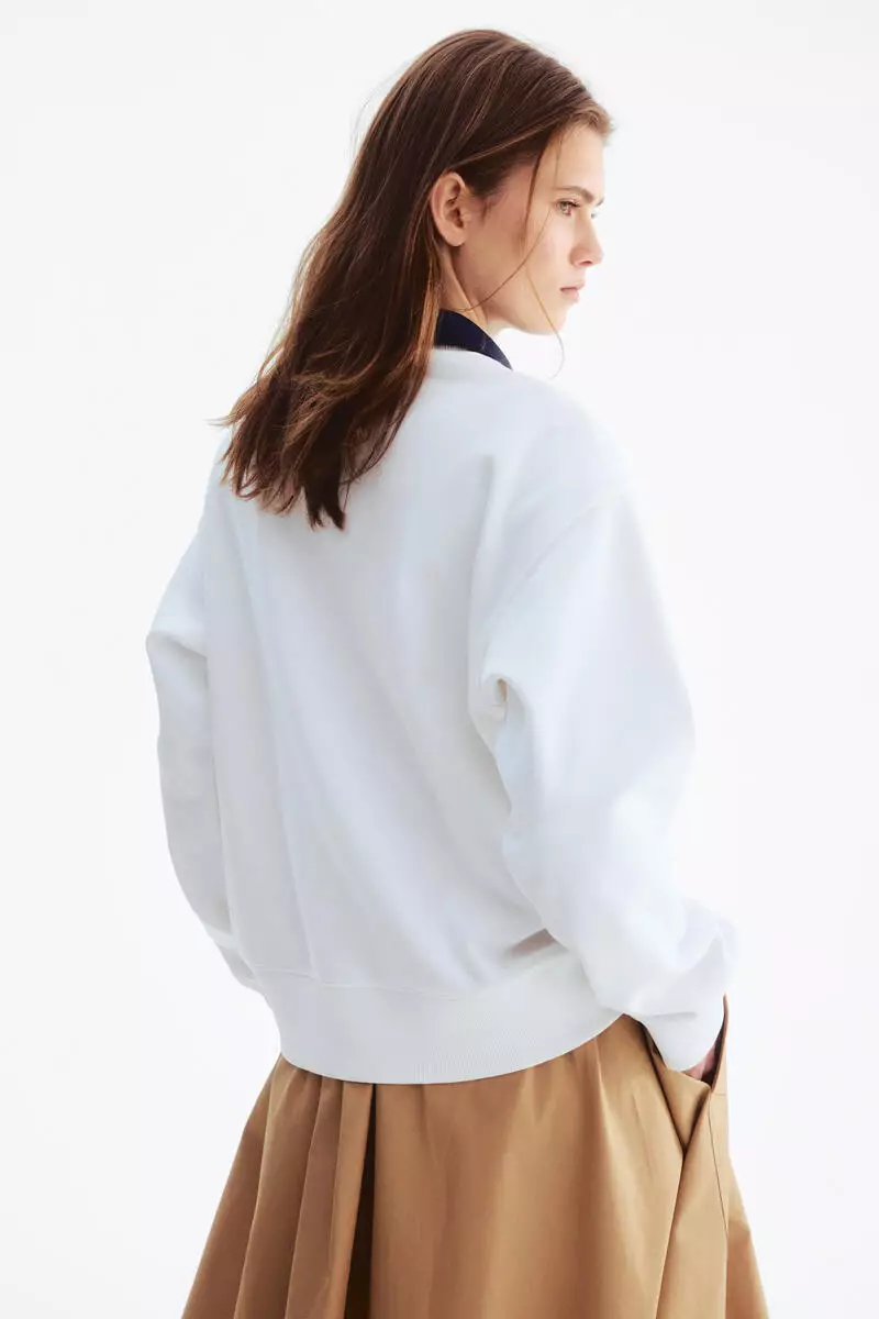 Motif-detail sweatshirt