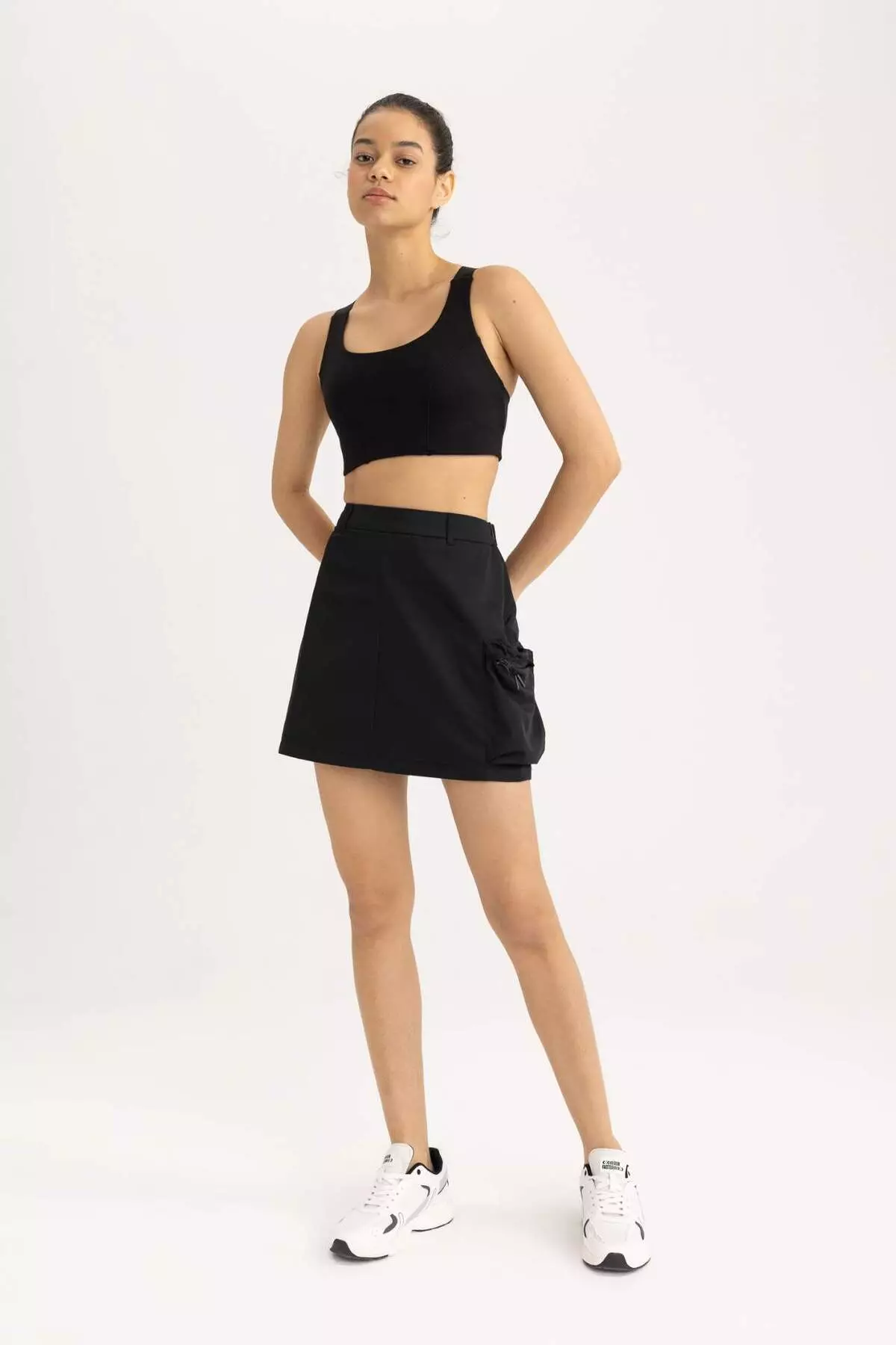 Defactofit Standard Fit Sports Mini Skirt C0502Ax24Sm