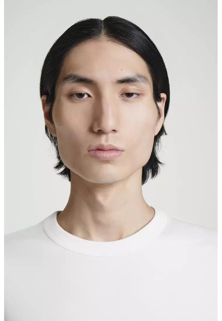 INTERLOCK COTTON CREW-NECK T-SHIRT