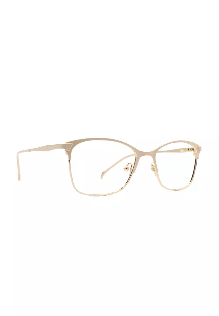 SS1941 (C3-Cream & Gold) Anti-Radiation Computer Eyeglasses for Women